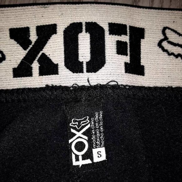 Vintage Y2k Fox Racing Logo Black Sweatpants Joggers Size Small Fox Riders Co. - Picture 9 of 9
